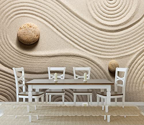 Yimesoy Custom Mural 3D Sandstone Wallpaper 3D Wall Photo Mural Stone Bacground for 3D Wall Coverings Decor 250Cm(W)×175Cm(H)