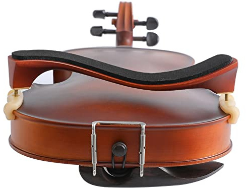 Fansjoy Almohadilla Violín 4/4-3/4 Tamaños, Soportes de Hombro y Mentoneras para Violín 4/4 3/4 con Sordina