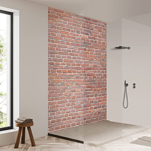 yourplate Duschrückwände mit individueller Größe (1 Rückwand – Premium Matt – st01) – Duschrückwand Alu mit Feuchtigkeitsschutz – Rückwand Dusche zur einfachen Montage