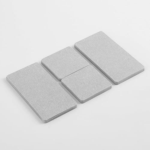 Jaboneras de Diatomita Absorbentes, 4 pcs - Portavasos Jabonera de Tierra Diatomeosa Piedra de Secado para Baño Cocina