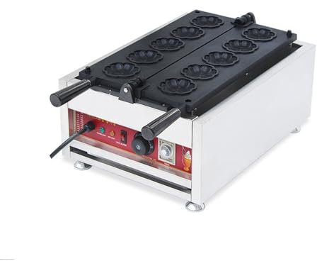 PAHION 1500W Commercial Belgian Sakura Waffle Maker Machine Electric Waffle Machine Temperature And Time Control For Fluffy Golden Waffles Make Cherry Blossoms Shapes Belgian Waffles