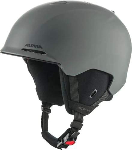Alpina Unisex - Vuxen BRIX skidhjälm, Midnight-Grey matt, 51–55