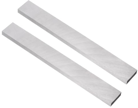 QUARKZMAN 2 Stück 8mm x 25mm x 200mm Quadratische Drehmeißel-Rohlinge | Rechteckiger Fräser-Meißel-Rohling, HSS High-Speed-Stahl, Drehmeißel