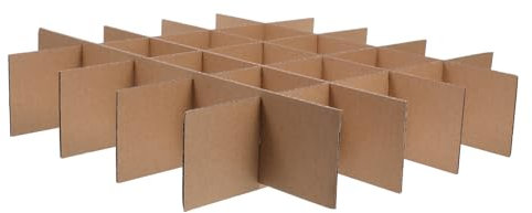 KOMBIUDA 8stücke Karton-verpackungsteiler Für Große Umzugskartons Verstellbare Schubladenteiler Für Glaswaren-verpackung Versandkarton-trennwände Karton-trennwände Für Umzugsbedarf Und Küch