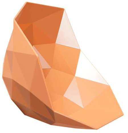 TOPPERFUN Vassoio Porta Snack Grande in Plastica Resistente, Piatto Per Frutta Secca e Caramelle, Contenitore Multiuso Per Cucina, Soggiorno e Ufficio, Scatola Organizzatrice Per Frutta e Snack
