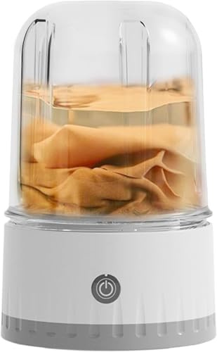 Générique Lavatrice compatta – Lavatrice senza fili – portatile silenziosa senza fili per viaggi appartamento, campeggio, dormitorio, colore: bianco