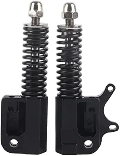 Pizgear Trottinette électrique 10 pouces, fourche avant, suspension à ressort hydraulique, amortisseur, for Kugoo, M4, for enfants, adolescents et adultes, guidon réglable, trottinette pliable, amorti