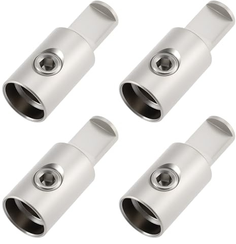eMagTech Lot de 4 réducteurs de fils audio stéréo pour voiture Calibre 1/0 pour entrée d'ampli de voiture