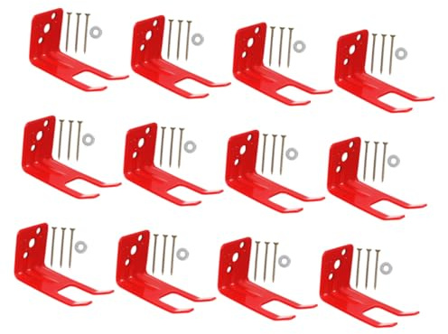 SOPOTUTU Estante Para Extintores Soporte De Pared Metálico Soporte De Pared Para Extintor Diseño Para Rápida Identificación Uso Oficinas y Comercios