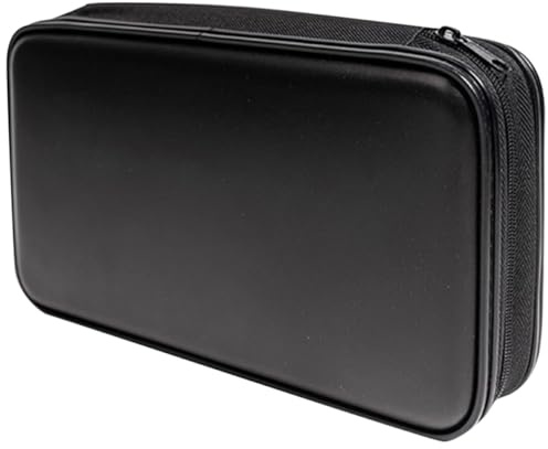 GARVALON Custodia Rigida Porta CD da 80 Dischi Cerniera Organizer Compatto Antistrappo Borsa Porta CD per Auto Casa e Viaggi Protezione Anti-Graffio per Dvd e Supporti Multimediali