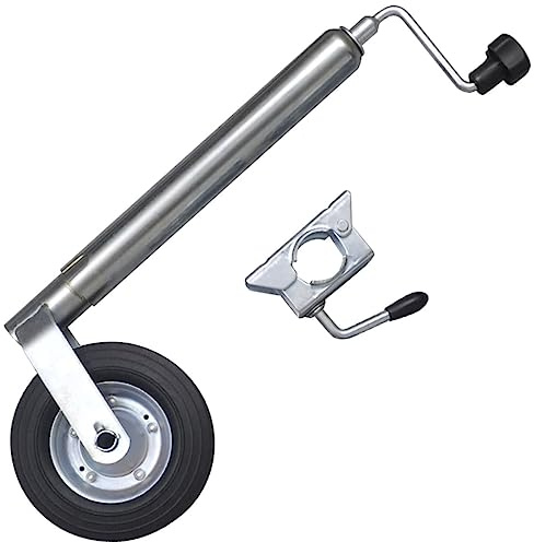 Nqyjm Rueda de apoyo de 48 mm con 1 soporte de sujeción