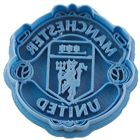 Cuticuter Manchester United Equipo Fútbol Cortador de Galletas, Plástico, Azul, 8x7x1.5 cm