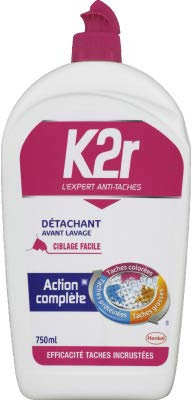 K2r Détachant avant lavage, action complète - Le flacon de 750ml