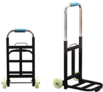Carrello a Mano Pieghevole capacità 440 LBS Portapacchi Personale per carichi Pesanti con Manico telescopico Spesa Nonna È Possibile Acquistare