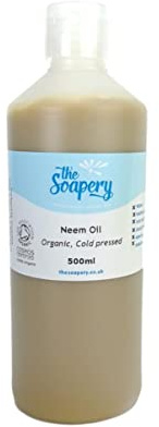 Neem Oil Organic 500ml - Cold Pressed, Raw, Pure, Virgin, Unrefined