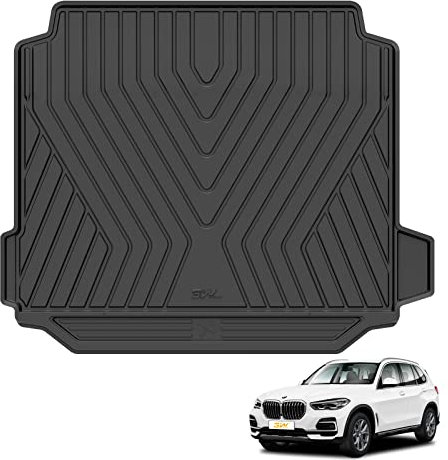 3W Boot Liner Fit for BMW X5 2019-2024 2025 G05, Recyclable Premium Heavy Duty Trunk Mats for All Weather, Pet Dog Friendly Car Boot Cover Accessories X5 Mats (Not for Hybird & Air Suspension)