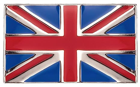 Premium Union Jack Lapel Pin – Metal UK Flag Badge – 2.5 x 1.4 cm – Polished Enamel Finish – British Pride Collectible Souvenir