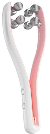Tyatocepy EMS Face Massager Roller Y Shape Face Lifting Device V Face Double Chin Remover Face Care Skin Care Tools(Pink) Easy Install