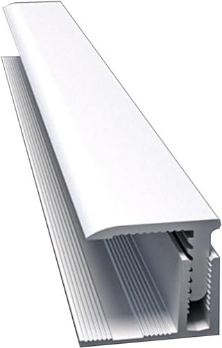 Yoeoefuo Übergangsleiste Übergangsprofil Höhenausgleich 90cm Randleisten Aus Metall Mit Sockel Übergangsprofile Bodendeckleisten Türschwelle Türschwellen Leiste Schwellenstreifen Dekorative Zierleiste