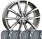 4 Winterräder Allwetter Vidron 6,5x16 ET 46 5x112 Brillantsilber mit 205/60 R16 96H HAN Kinergy 4S 2 H750 XL M+S 3PMSF kompatibel mit VW T-Roc Touran Caddy Beetle