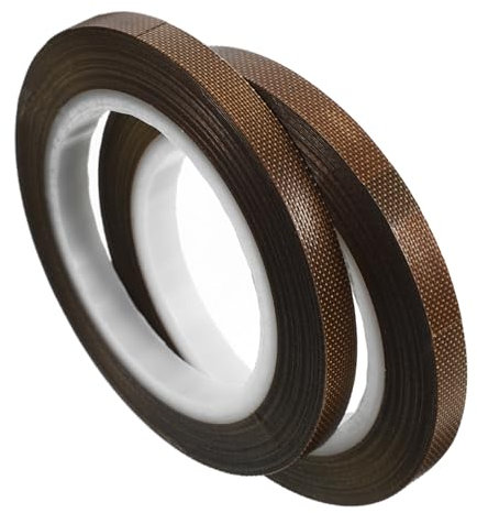Mobestech 2rollen Dichtungsband Ptfe-band Für Vakuumierer Handdichtungsbänder Ptfe-dichtungsband Ersatzdichtungsband Mit Hoher Temperaturbeständigkeit Und Isolierungseffekt Für Lebensmittel-