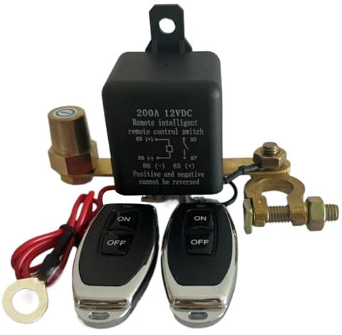 Ferngesteuerte Batterietrennschalter,Batterietrennschalter | Batterietrennschalter, automatische Batterietrennschalter 12 V - Auslaufsichere Batterie-Abschaltschalter für Autos, PKWs und LKWs