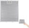 1pcs Cooker Hood Filters, Universal Metal Grease Filter for Cooker Hood, 320x260mm 3-Layer Aluminum Universal Cooker Hood Filter, Extractor Fan Filter Is Suitable for Many of Hoods
