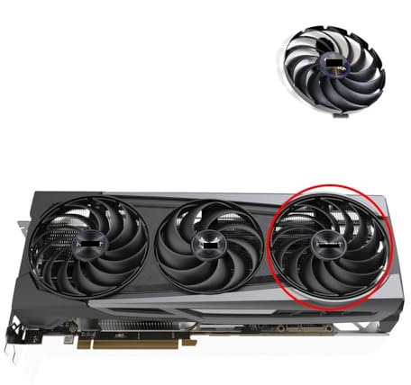 graphics card 87MM 95MM Compatible with RX 6700 6800 6900 XT Graphics Card Cooling Fan FDC10H12D9-C FDC10U12D9-C(C FAN)