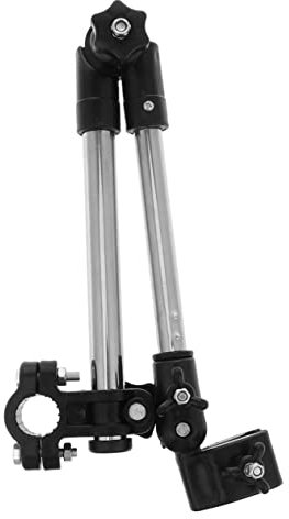 Toyvian Bicycle Umbrella Stand Folding Style Umbrella Bracket Retractable Stand Holder for Bike Holder for Outdoor Use