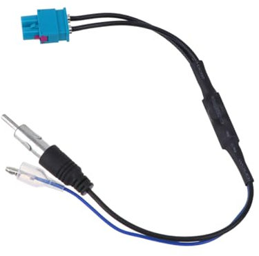 LABRIMP Antenna Radio Auto Con Prolunga e Adattatore Antenna Doppio Per Autoradio Compatibile Maggior Delle Automobili