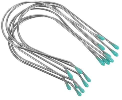 CLISPEED 8 Stück Elektrische Heißwicklerklemmen aus 304 Edelstahl Platzsparend und Leicht Aufzubewahren Ersatz für Lockenwicklerclips zum Dauerwellen Styling zu Hause