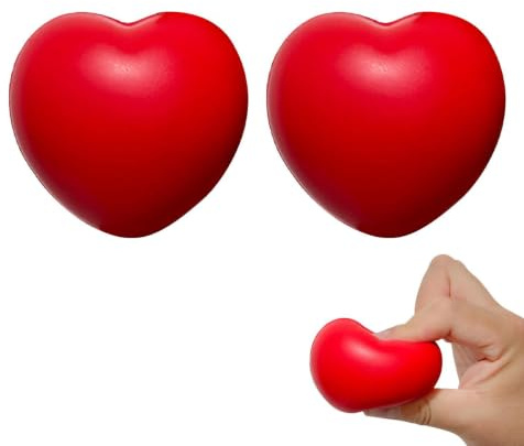 2 Stück Stressball Erwachsene - Handtrainer Ball, Anti Stress Bälle | Antistressball, Handtrainer Fingertrainer, Quetschball, Knetball Für Hände Therapie, Griffbälle Für Finger Training