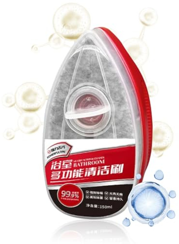 Cepillo De Limpieza del Baño - Limpiador De 150 Mililitros - Esponja para Pared Multiusos - para Limpieza Diaria De Pared Lavabo Cocina En Apartamento Hogar Mantenimiento De Higiene Inodoro