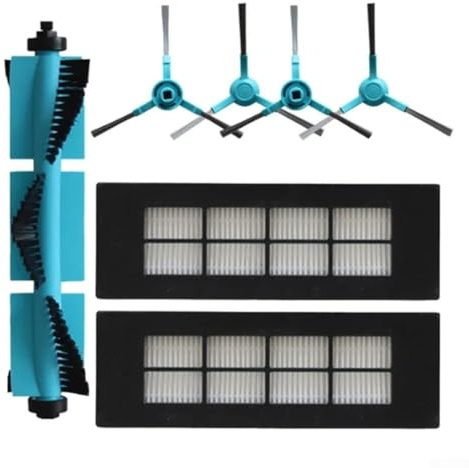 MoSundi Para Cecotec Conga 3090 Series - Juego de accesorios para aspiradora, cepillo de rodillo, cepillos laterales, filtros, almohadillas para fregona, tanque de agua, 7 piezas
