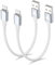 iPhone Ladekabel, [2 Stück, 0.3M] Lightning Kabel MFi Zertifiziert iPhone Kabel Nylon Schnellladekabel iPhone kurz USB Ladekabel für iPhone 13 12 11 Pro Max Mini XR XS X 10 8 7 6s 6 Plus 5S 5 SE 2020