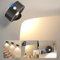 LED Wandleuchte Innen mit Bewegungsmelder USB-C Aufladbare Wandlampe mit Akku Touch Control Helligkeit dimmbar 3 Farbmodi 360° drehbare für Wohnzimmer Schlafzimmer Treppenhaus Flur Nachttischlampe