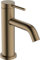 hansgrohe Tecturis S - Waschtischarmatur für Kaltwasser, Wasserhahn Bad mit Auslauf Höhe 80mm, Mischbatterie Waschbecken wassersparend (EcoSmart+), Brushed Bronze