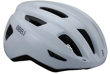 BBB Cycling Casco Bicicletta MTB Bici da Strada Donna e Uomo con Visiera Sfoderabile Condor 2.0 BHE-173 Bianco Lucido L (58-62 cm)