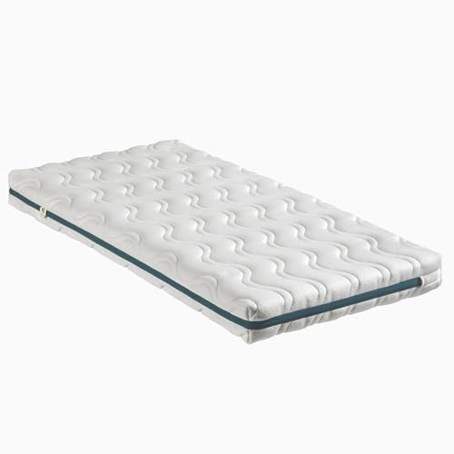 Kadolis - Colchón para bebé 60x120x12 cm COCOLEGEND - Coco y látex Natural - Desenfundable - Transpirable, Firme y Confortable - Sin Tratamiento químico - Certificado Oeko-Tex