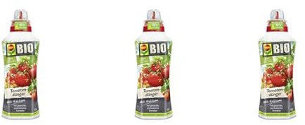 Compo Bio Tomatendünger 3 l Für alle Tomatenarten im Kübel und Freibeet Nährstoff-Formel für den ökologischen Landbau geeignet