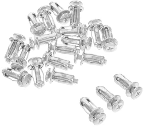 Alipis 20pièces Muraux Creux Avec Vis Kit De Réparation Pour Portes Creuses Fixations Pour Cloisons Sèches Et Plafonds Pour Accrocher Serrures Et Décorations