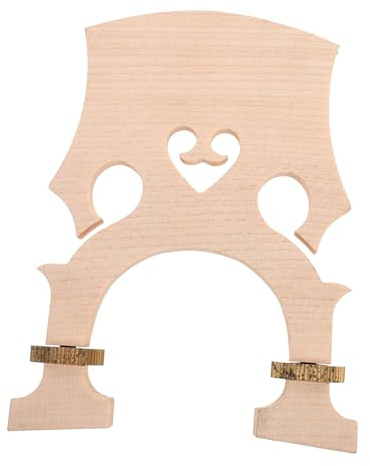 BESPORTBLE Violonchelo Puente de Madera de Arce Europeo Ajustable Opciones de Puente Alto para Repuesto de Violonchelo Uso Concierto