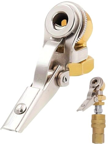 Yonuaret Luftanschluss - Leckdichte Anbauteile Mit Schnellstecker,1/4 Zoll FNPT Geschlossener Durchfluss Reifenfüller - Für LKW, Fahrrad, Roller, Auto, Kraftfahrzeuge, Motorrad, Limousine, Pick-Up,