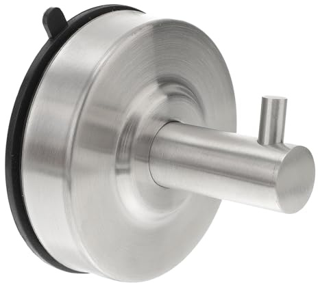 JOINPAYA Gancio a Ventosa in Acciaio Inox 304 Antiruggine per Appendere Asciugamani, Cappotti e Accessori Bagno, Portasciugamani da Parete senza Foratura per Superfici Lisce e Piane,