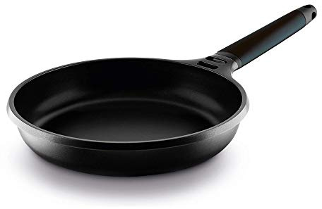 CASTEY - Sartén de Inducción Castey, Modelo 4-I18, Color Negro, Tamaño 18 cm, Aluminio y Mango Desmontable, Revestimiento Antiadherente, sin PFOA, Base Full Induction, Apta para Todas las Cocinas