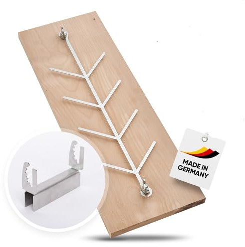 Flammlachsbrettl Tabla de salmón de Llama, Tabla para ahumar, salmón de Llamas de Madera de Haya. Adecuado para braseros, Barbacoa para Exteriores y, por Supuesto, para Regalar. (1, alerce)