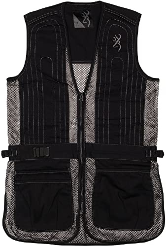 Browning Unisex's 3050549902 Jr,Vest,Trappercreek,Gry/Bl,M, Black, M