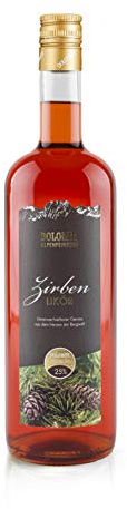 Berg Zirbenlikör 25% vol./ 1 Liter/Original Zirben-Likör aus den Alpen/Echtes aus den Bergen/Aus Österreich