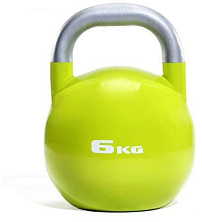 Kettlebells AGYH Stahlguß, Profi-Sportkettle, Muskelkrafttraining for Home Fitness-Studios, 4 Kg / 6 Kg / 8kg / 12kg / 16kg / 20kg / 24kg (Color : Black, Size : 6kg/13.2lb)