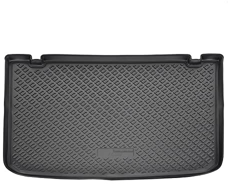 J&J AUTOMOTIVE | Tapis De Coffre en Caoutchouc TPE Toutes Saisons pour Clio 4 3/5P. Berlina 2012-2019 Bord Haut Noir Antidérapant Toutes Saisons Adapté Animaux de Compagnie